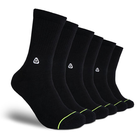 Load image into Gallery viewer, FLINCK black sportsock – breathable performance sock for CrossFit, HYROX, and running