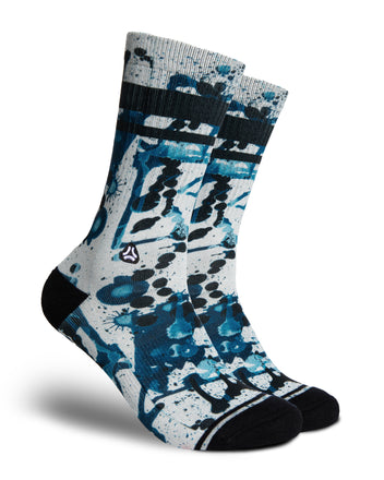 Load image into Gallery viewer, FLINCK blue petrol sportsock – breathable performance sock for CrossFit, HYROX, and running