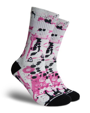 Load image into Gallery viewer, FLINCK pink sportsock – breathable performance sock for CrossFit, HYROX, and running