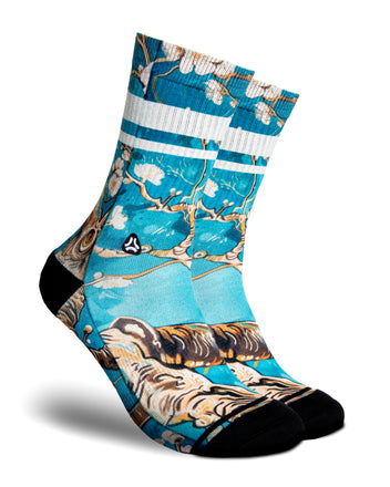 Load image into Gallery viewer, FLINCK japanese blossom sportsock – breathable performance sock for CrossFit, HYROX, and running