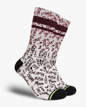 Load image into Gallery viewer, FLINCK AMRAP Crossfit sokken rood