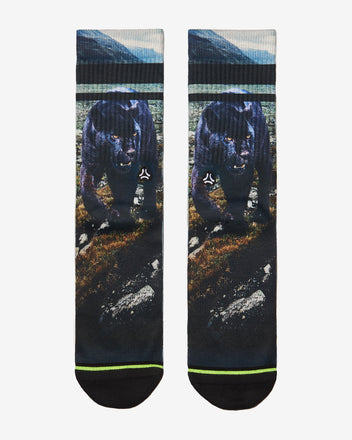 Load image into Gallery viewer, FLINCK sokken black panther crossfit sports socks men women front