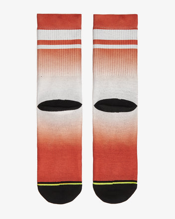 Load image into Gallery viewer, FLINCK dip dye socks orange back