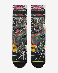 FLINCK sokken Japanese dragon tattoo crossfit sports socks front