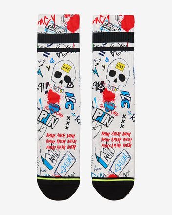 Load image into Gallery viewer, FLINCK sokken graffiti crossfit socks men women front