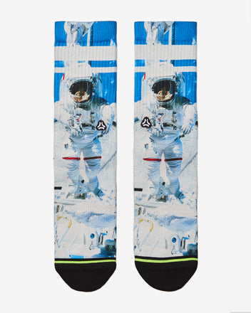 Load image into Gallery viewer, FLINCK sokken space astronaut crossfit sports socks men women front