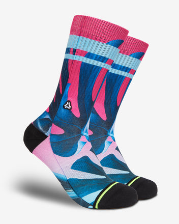 Load image into Gallery viewer, FLINCK sokken pink miami vice crossfit sport socks men women