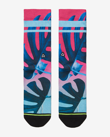 Load image into Gallery viewer, FLINCK sokken pink miami vice crossfit sports socks men women back