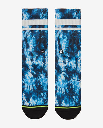 Afbeelding in Gallery-weergave laden, FLINCK sokken blue tie-dye crossfit sports socks front