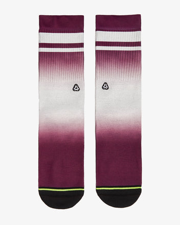 Load image into Gallery viewer, FLINCK dip dye sports socks red front