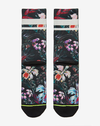 Load image into Gallery viewer, FLINCK sokken jungle flower crossfit sports socks men women back