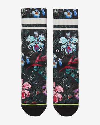 Load image into Gallery viewer, FLINCK sokken jungle flower crossfit sports socks men women front