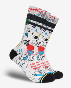 FLINCK sokken graffiti crossfit sports socks men women
