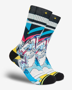 FLINCK sokken space mars crossfit sports socks men women